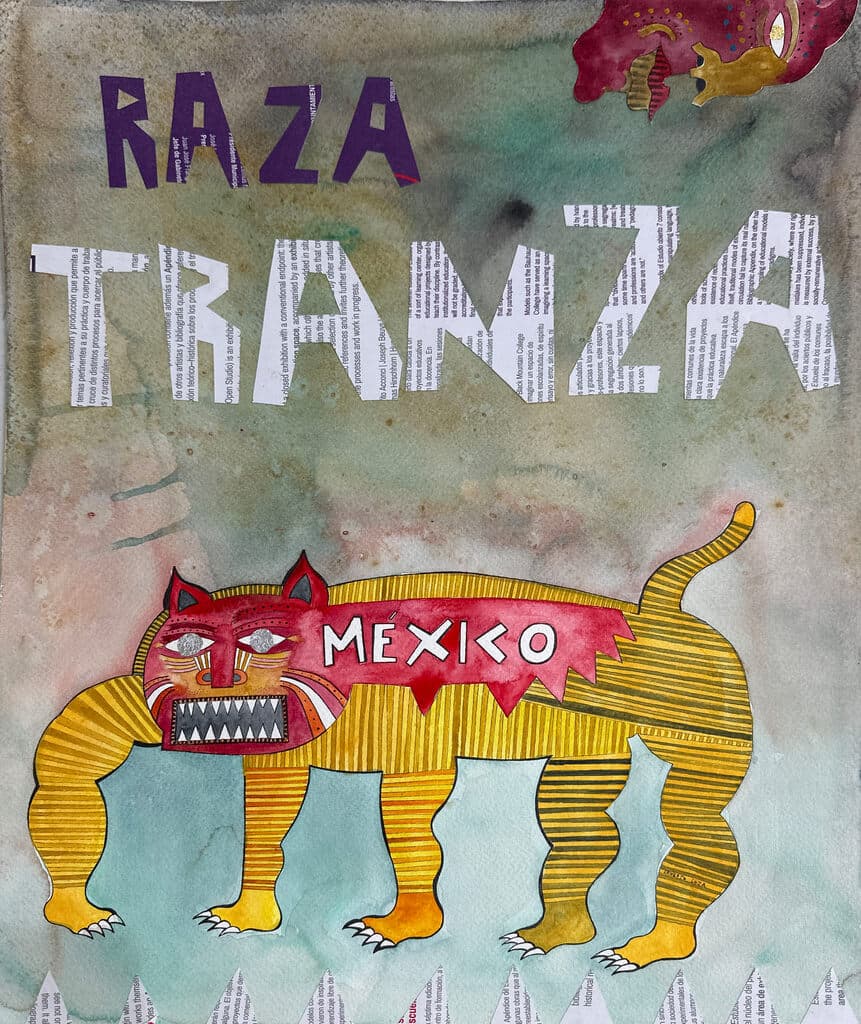 Sin título de Ernesto Loza - Mixed Media on paper, 2020s