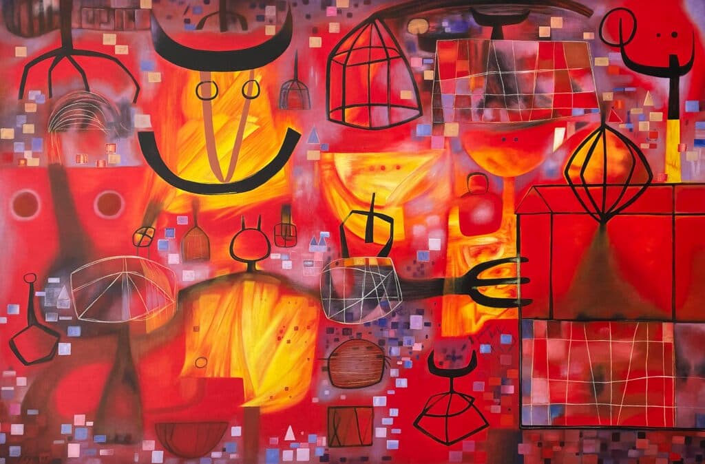 Los Hijos De La Luz de Ruben Leyva - Oil on canvas, 2005