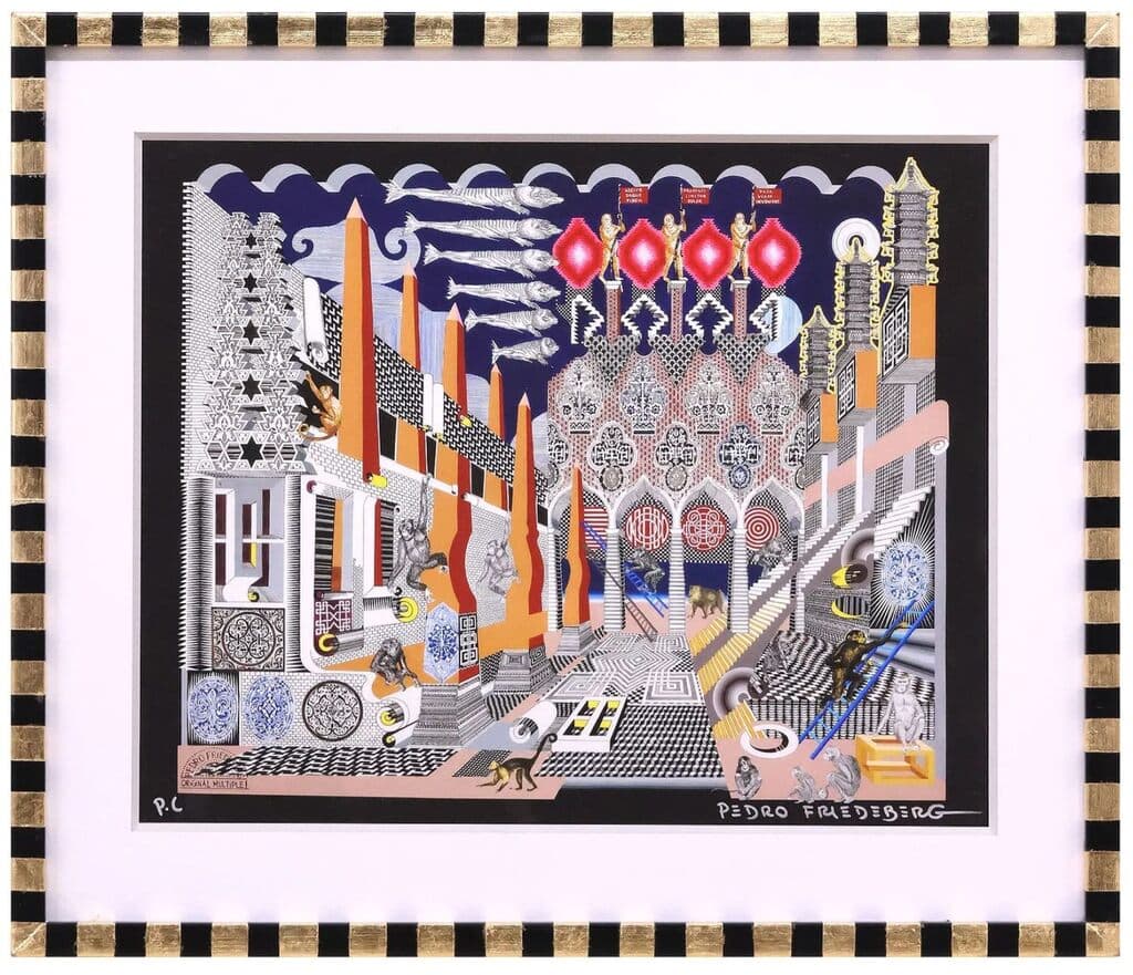 Changuitos de la Ciudad de Pedro Friedeberg - Silkscreen