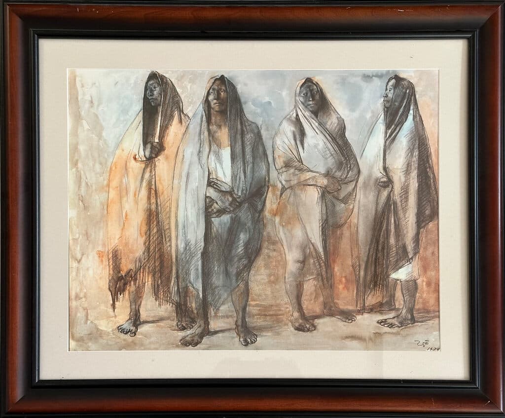 Sin título de Francisco Zúñiga - Lithograph, 1974