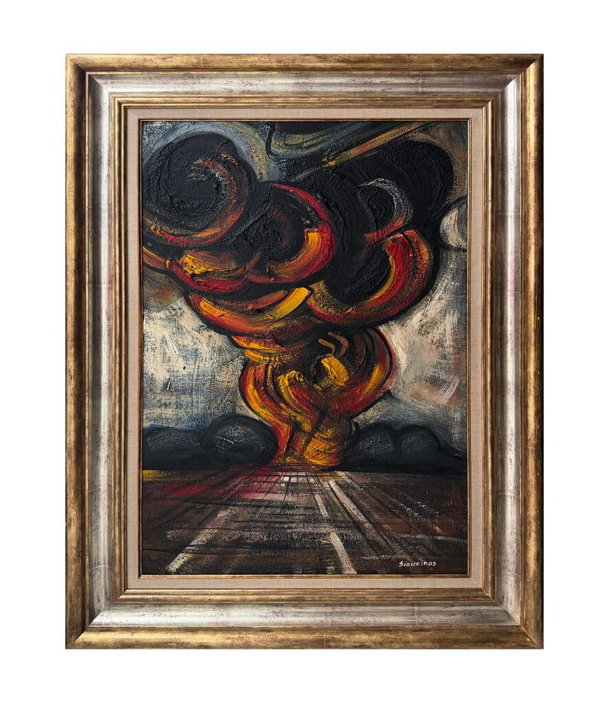 Explosión de David Alfaro Siqueiros - Pyroxylin on wood