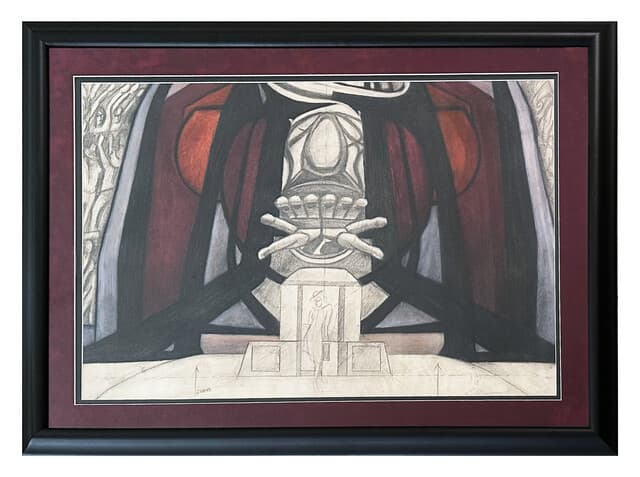 Estudio Para el Polyforum Siqueiros (Panel Central, Marcha de la Humanidad) de David Alfaro Siqueiros