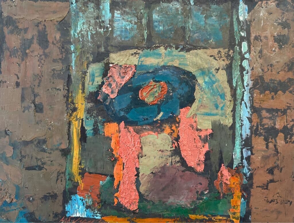 Sin título de María Teresa Vieyra - Oil on Paper, 1970s