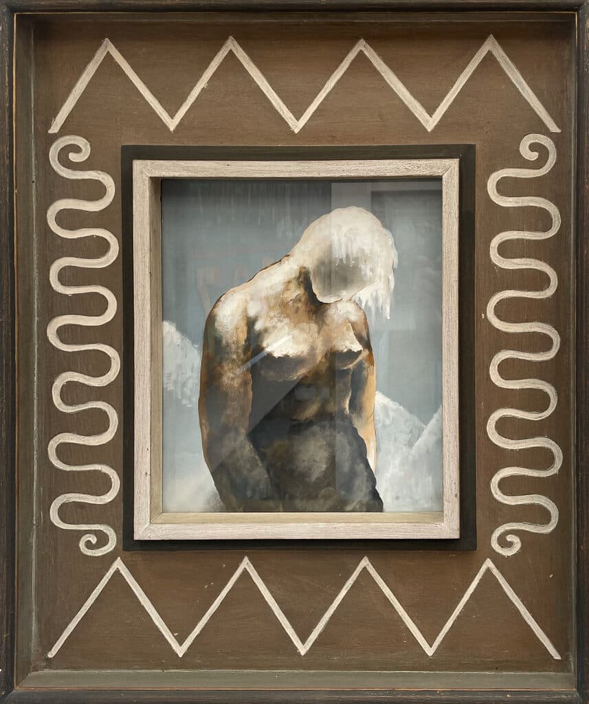 Sin título de Guillermo Meza - Oil on wood, 1960s