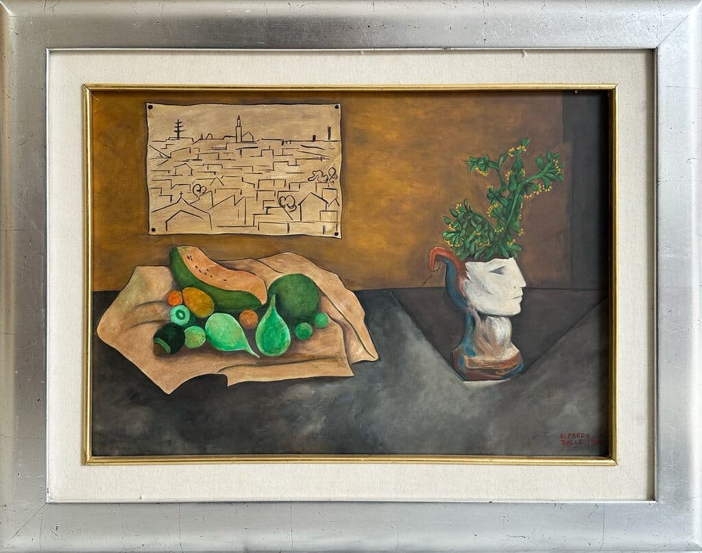 Naturaleza Muerta de Alfredo Zalce - Oil on canvas, 1998