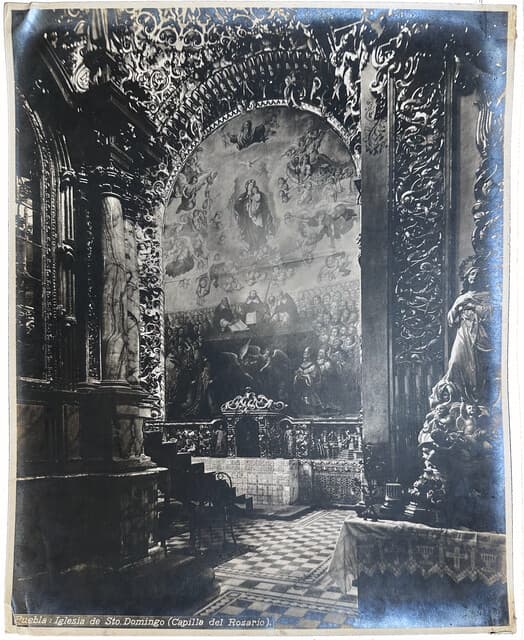 Puebla: Iglesia de Sto. Domingo (Capilla del Rosario). de Guillermo Kahlo