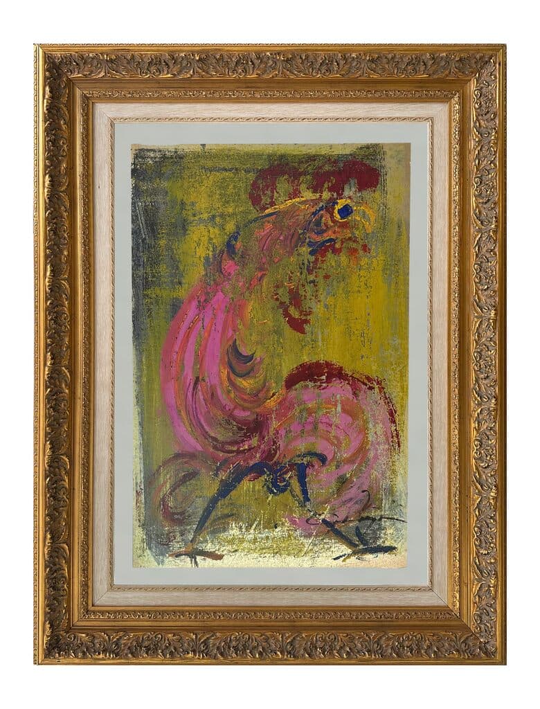 Gallo de Jesus "Chucho" Reyes Ferreira - Tempera on paper, 1960s