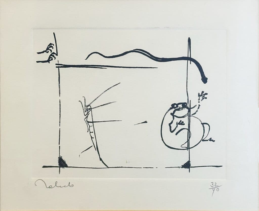 Untitled, Frog and Cricket de Francisco Toledo - Silkscreen