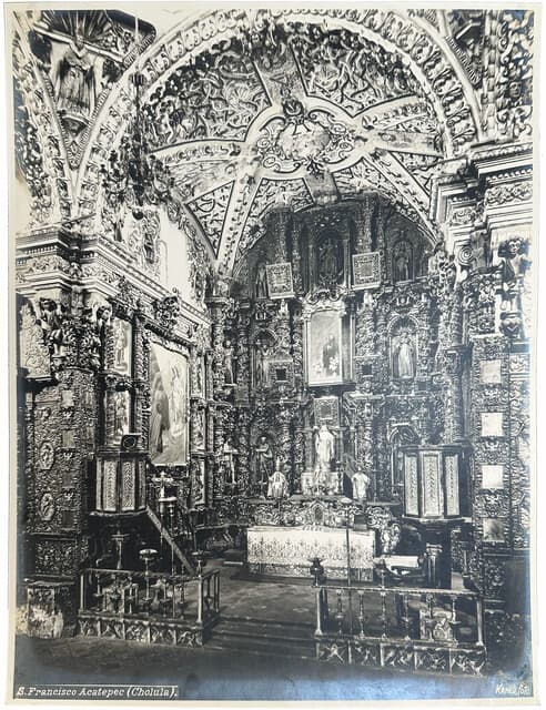 S. Francisco Acatepec (Cholula) de Guillermo Kahlo