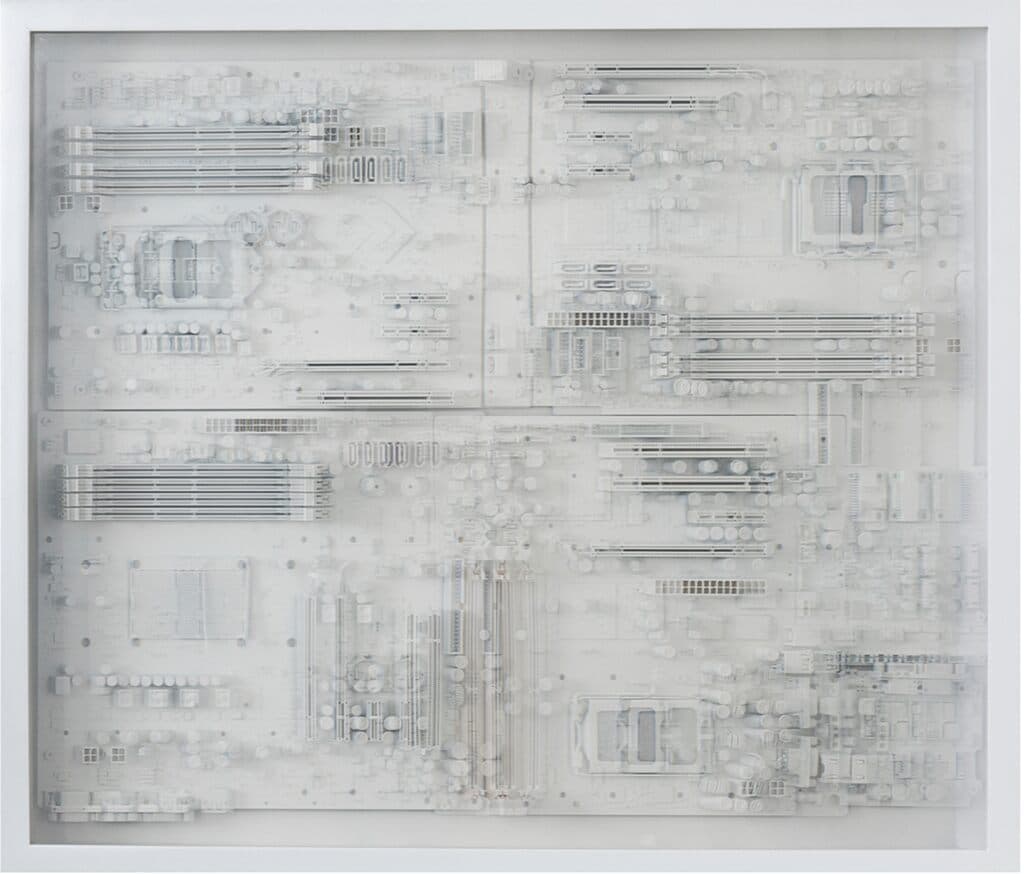 Ciudades Desoladas XXXVIII de María Jimena Herrera - Mixed media, 2024