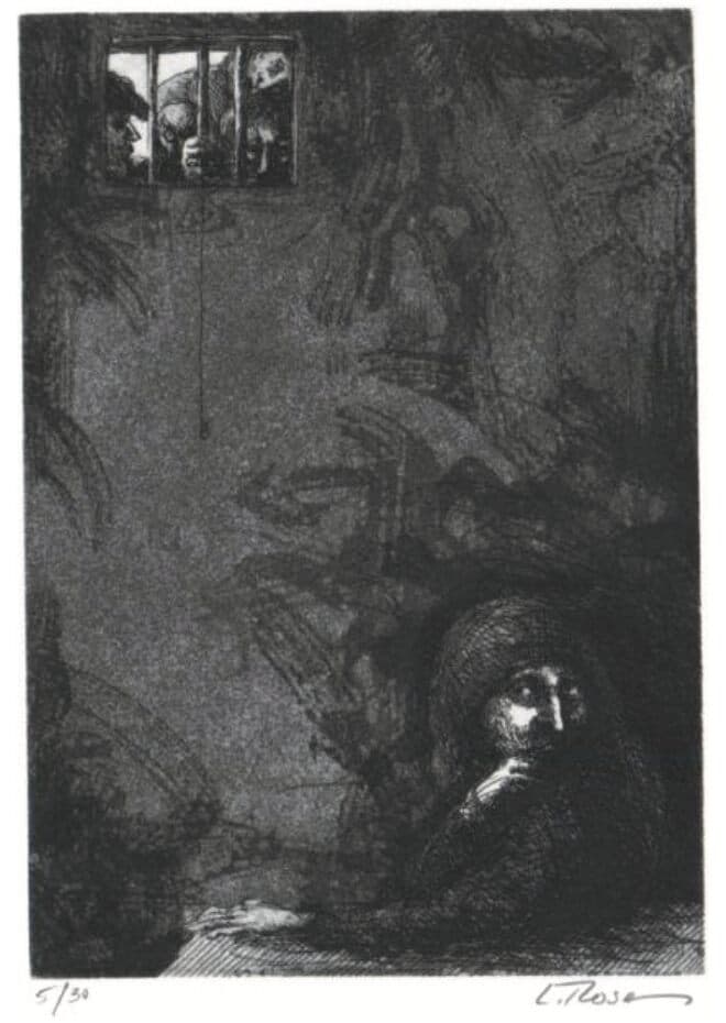 Sin título de Lilly Rosa - Engraving, 1990