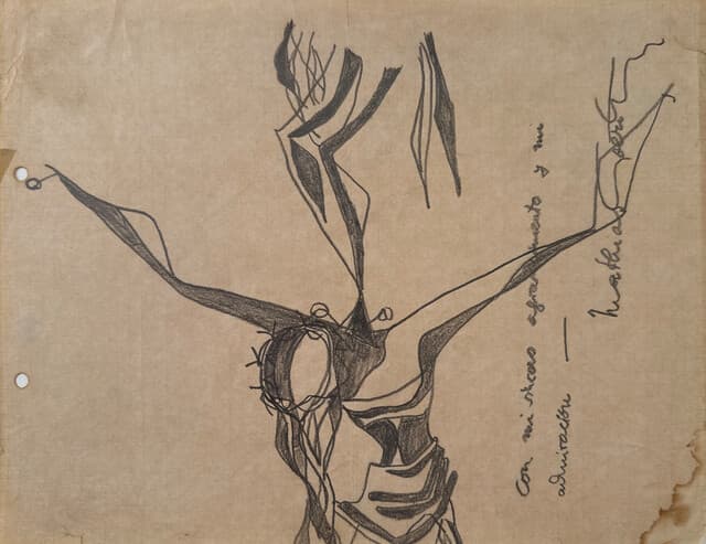 Sketch, Salvador de Auschwitz de Mathias Goeritz