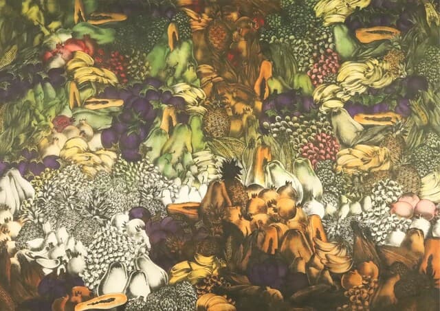 Bodegón de frutas de Ismael Vargas